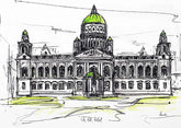 Sketchbook On Paper - City Hall, Belfast